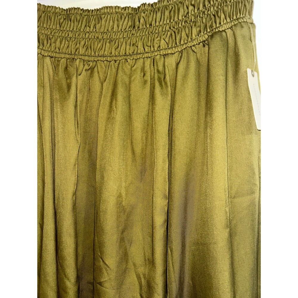 Anthropologie Women’s Draped Balloon Harem Pants size M NWT Olive Green Pull-On - Picture 5 of 10